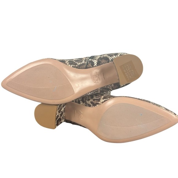 AGL MARETTE SNAKE EMBOSSED LEATHER ANKLE BOOTS IN LEOPARD NWOB‎ WOMEN'S SIZE 36 - Picture 9 of 13